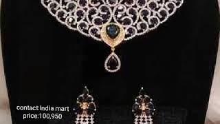 Top 10 Indian Diamond Necklace With Price || India Mart diamond collection