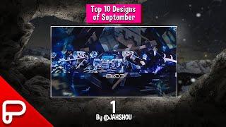 Top 10 designs for the month of September!