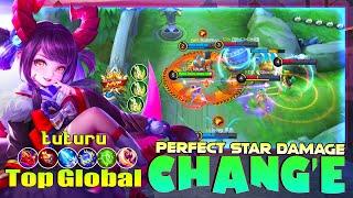 Chang'e Star Perfect Damage! Top Global change by tuturu ~ Mobile Legends