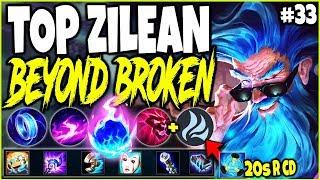 *INSANE 20sec CD R* BEYOND BROKEN ZILEAN TOP LANE 