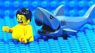 Lego Fat Man Shark Attack