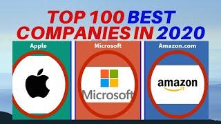 TOP 100 COMPANIES IN THE WORLD BASED ON MARKET VALUE IN  2020 - Best 100 Companies in 2020