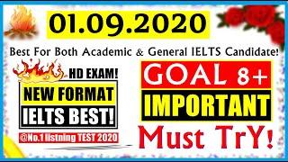 IELTS LISTENING PRACTICE TEST 2020 WITH ANSWERS | 01.09.2020 | REAL LISTENING TEST