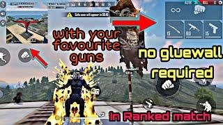 New trick revealed || How to go to factory top in ranked match with glider || Best trick ever