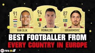 FIFA 20 | BEST FOOTBALLER FROM EVERY COUNTRY IN EUROPE! 