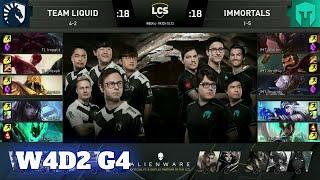 Team Liquid vs Immortals | Week 4 Day 2 S10 LCS Summer 2020 | TL vs IMT W4D2