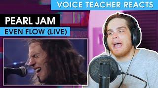 Pearl Jam - Even Flow (Live on MTV Unplugged) | Voice Teacher Reacts