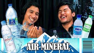 Minum 10 Air Mineral Dari Brand Berbeza