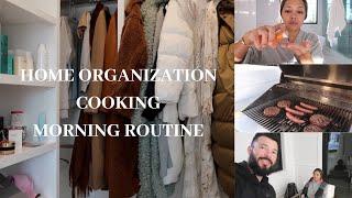 VLOG: Home Organization, Morning Routine, Cooking