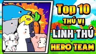 MRVIT - TOP 10 THÚ VỊ VỀ CÁC LINH THÚ HERO TEAM TRONG MINI WORLD !!!