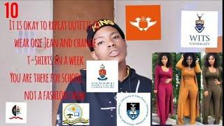 Top 10 tips for first year university students | South African Youtuber