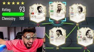 OMG 193 RATED!! PRIME ICON MOMENTS 193 RATED FUT DRAFT CHALLENGE FIFA 20 