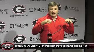 Georgia coach Kirby Smart discusses Georgia 2020 signing class