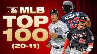 Top 100 Players - No. 20 to 11 | MLB Top 100 Players (Where did Aaron Judge and Juan Soto land?)