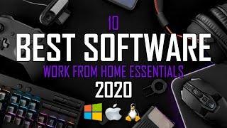 10 Work From Home Software Essentials for Your PC! 2020