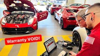 I TOOK MY TWIN TURBO F12 TO A FERRARI SERVICE CENTER AND THIS HAPPENED…