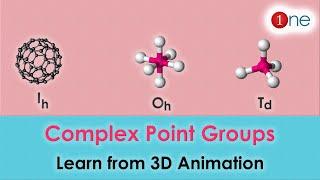 Top 3 Complex Point Groups – Group Theory | Simplified With 3D animation | One Chemistry