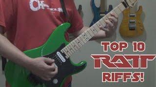 Top 10 Ratt Guitar Riffs!