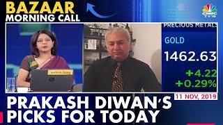 Market expert Prakash Diwan's Top Stock Picks For Trade Today