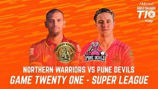 Match 21 Super League I Day 7 I HIGHLIGHTS I Northern Warriors vs Pune Devils I Day 6 I Abu Dhabi