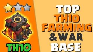 TOP TH10 WAR BASE || WITH LINK IN THE DESCRIPTION || Th10 war base 2020 || th10 war base link COC