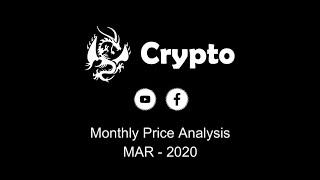 Monthly Price Analysis ( Mar - 2020 )  For Top 10 Cryptocurrencies.