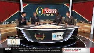 College Football Playoff Rankings | David Pollack report: 1.Ohio St 2.LSU 3.Clemson 4.Georgia 5.Utah