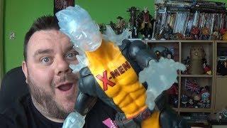 Marvel Legends Custom ICEMAN (X-MEN Suit) Action Figure Review