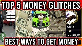 *TOP 5* MONEY GLITCHES IN GTA 5 ONLINE! (From $50,000 - $2,500,000 in 20 Minutes)