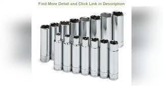 Top 10 SK 1945 15 Piece 1/2-Inch Drive 6 Point 10-Millimeter to 24-Millimeter Deep Metric Socket Se