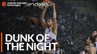 Endesa Dunk of the Night: Nikola Milutinov, Olympiacos Piraeus