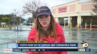 Some San Diego stores see empty shelves over coronavirus concerns