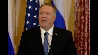 Pompeo humiliated after top Russian lies to his face at press conference