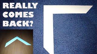 How to Make a Paper Boomerang - Origami-REALLY COMES BACK?