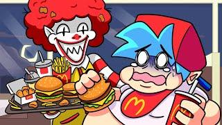 BOYFRIEND vs. McDONALD's Friday Night Funkin' Logic | Cartoon Animation