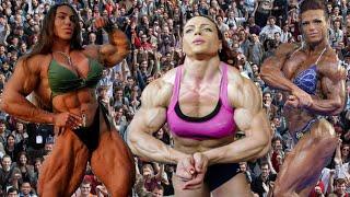 WOMAN'S TOP 10 FEMALES BODYBUILDING, Monia Gioiosa, Nataliya Kuznetsova,Claudia Partenza, Lisa cross