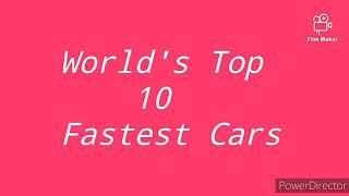 World's Top 10 Fastest Cars