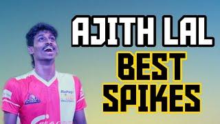 Ajith lal Best spikes, part 3,best volleyball player in India