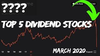 Top 5 Dividend Stocks To Buy During This Stock Market Crash - March 2020