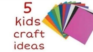 TOP 5 EASY PAPER CRAFT IDEAS. EASY ART AND CRAFT WORK BY 5 MINUTE CRAFT
