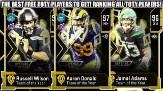 THE BEST FREE TOTY PLAYERS TO GET! RANKING ALL THE TOTY PLAYERS! | MADDEN 20 ULTIMATE TEAM