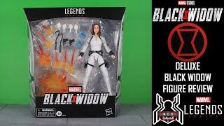 Marvel Legends Deluxe BLACK WIDOW White Suit Movie Figure Review