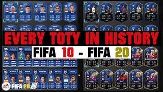 EVERY TEAM OF THE YEAR IN FIFA HISTORY! 