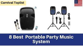 8 Best Portable Party Music System of 2021 - Top List