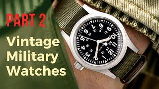 Vintage Military Watches Reborn PART 2 – Reissues of Divers, Field Watches & Pilot Watches