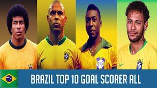 Brazil all time top 10 goal scorers