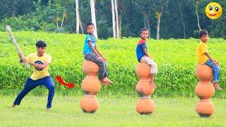 New Top Funny Comedy Video 2020__Very Funny Stupid Boys__Episode-125--Indian Fun || ME Tv