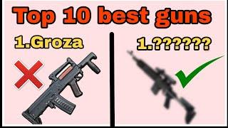 #pubg #pubgbestguns #pubgtricks Top 10 Best guns in PUBG | Must watch Ranking