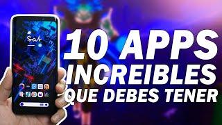 TOP 10 APLICACIONES NUEVAS QUE DEBES CONOCER YA!! | Top 10 Must Have Android Apps - February 2021!!