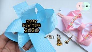 New Year's Day | Holiday - January 1 | How To Make a Big Bow - Easy Bow Making | DIY by Elysia